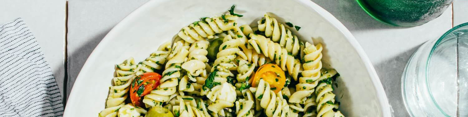 Rotini Pesto Pasta Salad